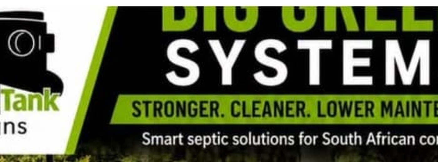 Big Green Systems advert from Septic Tank Designs